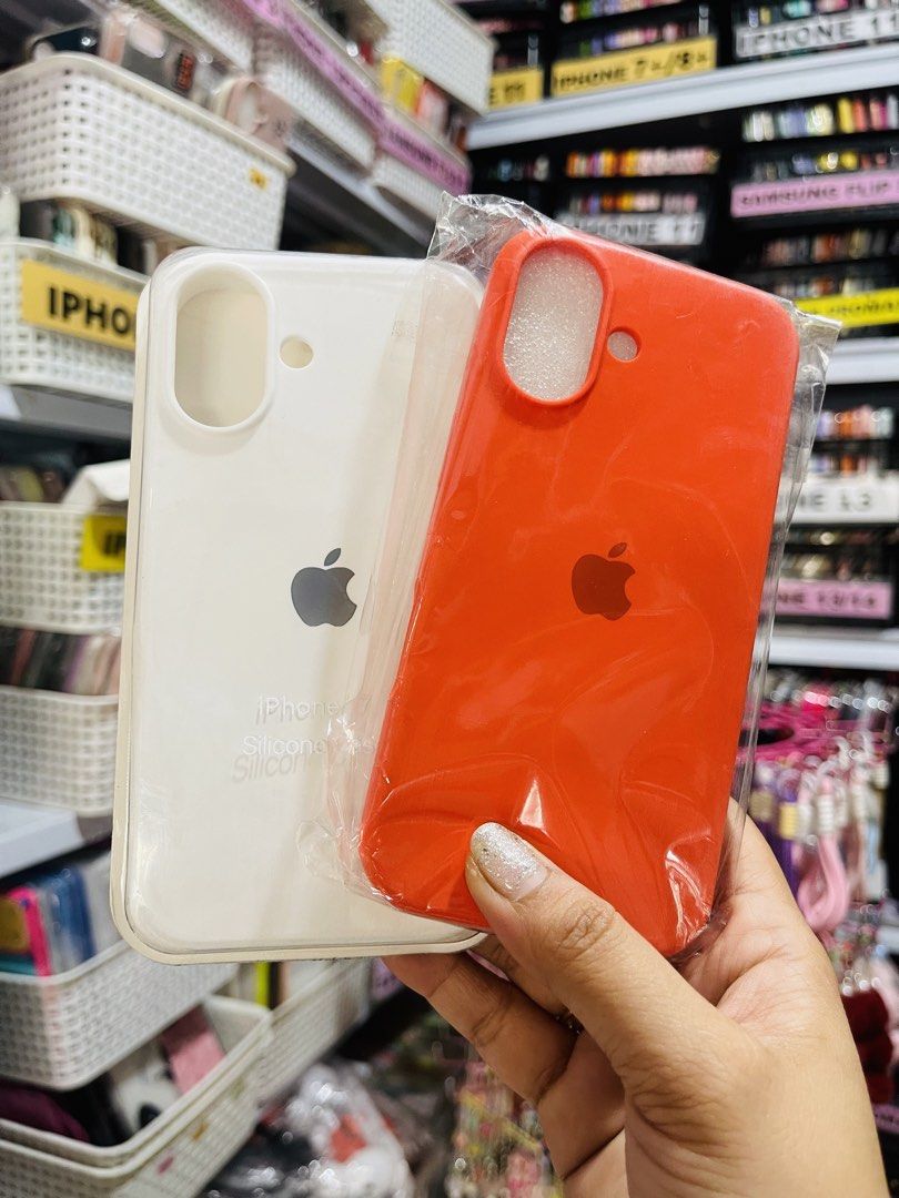 Iphone 17 Case (Category: Cases & Sleeves) located in Mandaluyong City. Submitted by co.case (Listing ID 1470808112, Image 2). Description: Regular Case ₱130-160 each Silicone ₱150 Rhode ₱250 Kisstify ₱200.