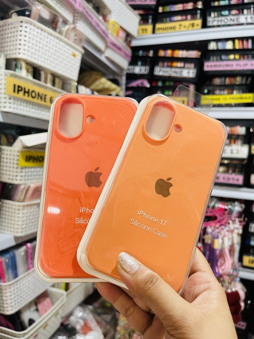 Iphone 17 Case (Category: Cases & Sleeves) located in Mandaluyong City. Submitted by co.case (Listing ID 1470808112, Image 3). Description: Regular Case ₱130-160 each Silicone ₱150 Rhode ₱250 Kisstify ₱200.