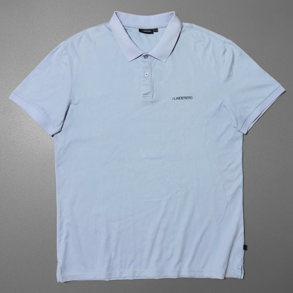 J. Lindeberg Golf Polo Shirt (Category: Tshirts & Polo Shirts ) located in Davao. Submitted by ckkb1821 (Listing ID 1470881219, Image 1). Description: J. Lindeberg Golf Polo Shirt Medium fit (20 x 26.5"L) Excellent condition Issue: minor fading sa logo (5th pic) ₱1,299 only + SF.