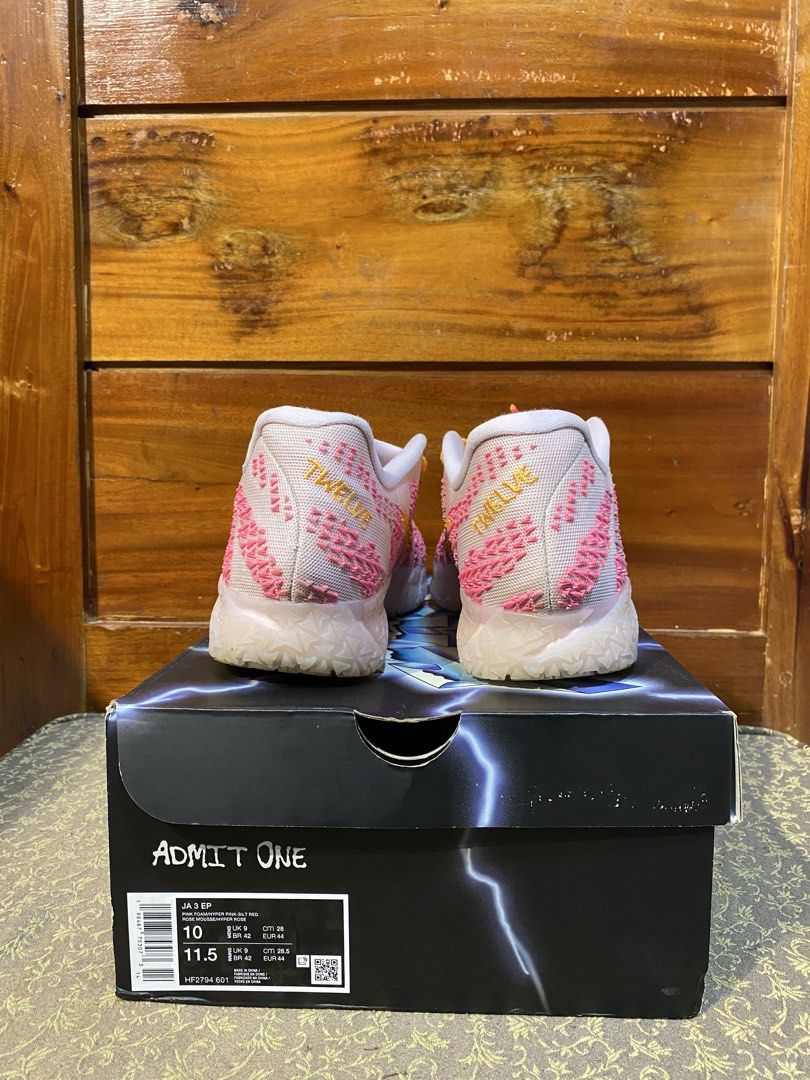 Ja 3 Jellybean (Category: Sneakers) located in Pasig City. Submitted by jrml24 (Listing ID 1470930222, Image 3). Description: Ja 3 ‘Jellybean’ Size 10 ₱4,500.