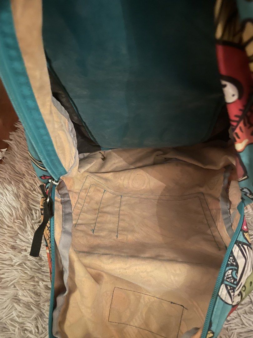 JanSport Fast Food Print Backpack (Category: Backpacks) located in Manila. Submitted by azishops (Listing ID 1470847361, Image 3). Description: Jansport backpack bought from Travel Club MOA Minimal signs of usage still in very much good condition, no issues.