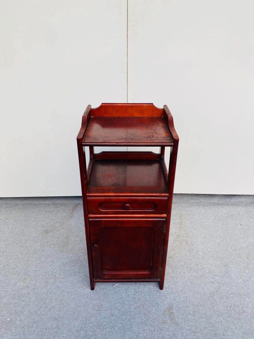 “JAPAN SURPLUS” KARIMOKU TELEPHONE STAND (Category: Other Home Furniture) located in Bulacan. Submitted by monmon555 (Listing ID 1470916680, Image 1). Description: “JAPAN SURPLUS” KARIMOKU TELEPHONE STAND SIZE: 14L” x 12W” x 32H” inches (AS-IS ITEM) IN GOOD CONDITION.