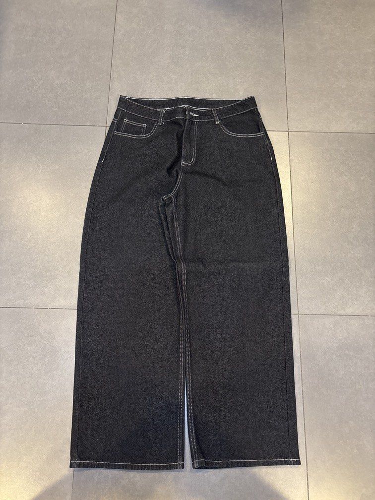 Japanese Type Black Denim (Category: Jeans) located in Cavite. Submitted by skydebelen62804 (Listing ID 1470867930, Image 1). Description: Waist 36 Length 43.5 Leg hole 11.5 Nego for sure buyers.