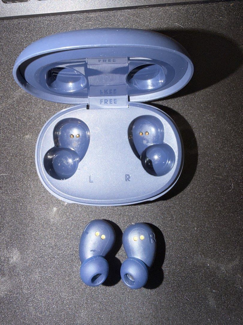 JBL Free II Wireless Earbuds Blue (Category: Earphones) located in Manila. Submitted by maecamero (Listing ID 1470880732, Image 1). Description: JBL Free II Wireless BT Earbuds RFS: Need funds for my partners maintenance meds and ongoing post-stroke care ✅Lightly Used ✅No issues with charging or connectivity ✅Original JBL ✅Great Sound Quality ✅Comes with original box, instructions, spare rubber tips, JBL original charging cable (seen in pic) ❌Doe