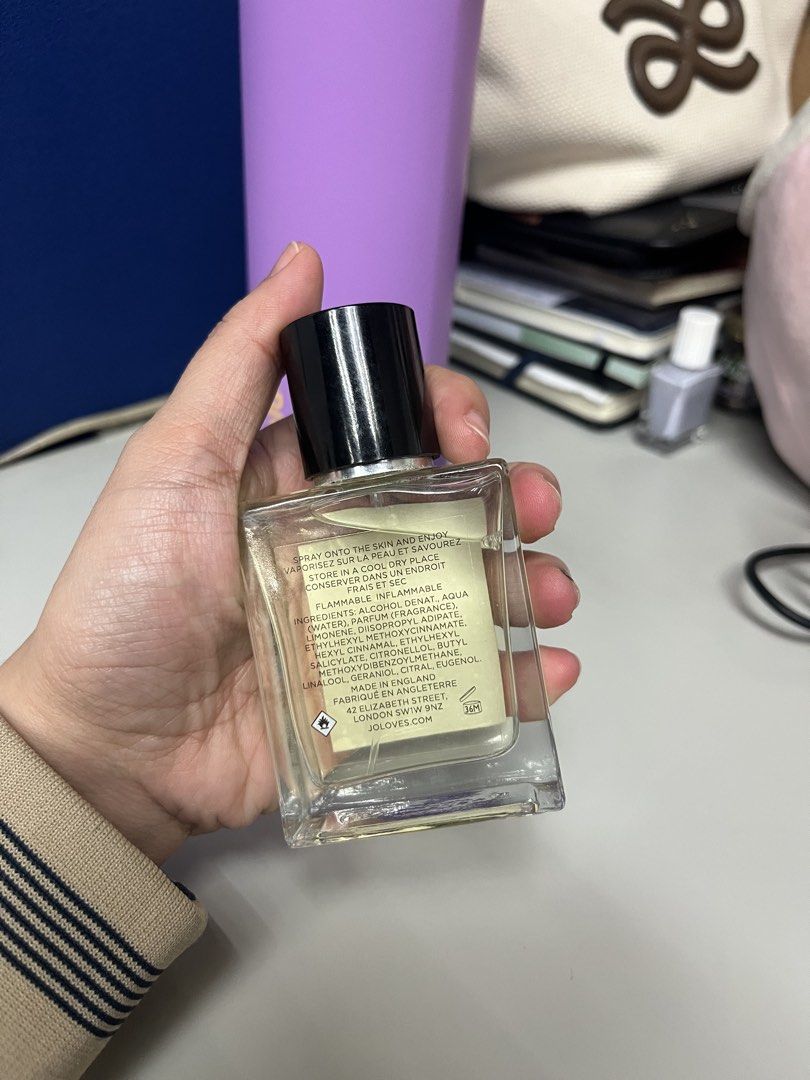 Jo Loves Pomelo 50ml (Category: Fragrance & Deodorants) located in San Pedro. Submitted by maikajoyy (Listing ID 1470744387, Image 3). Description: Sprayed twice only. Not fond of Pomelo scents. No box. Guaranteed original. .