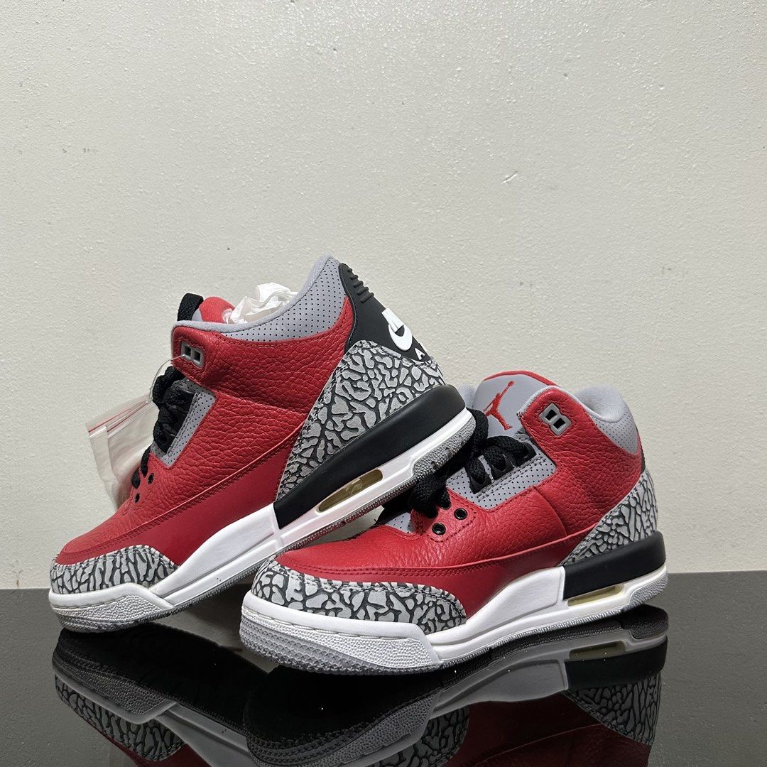 Jordan 3 retro SE (Category: Sneakers) located in Angeles City. Submitted by deequatro (Listing ID 1470923847, Image 2). Description: JORDAN 3 Retro SE “Red Cement” Size: 6.5y euro 39 No box With extra laces Fitted only .