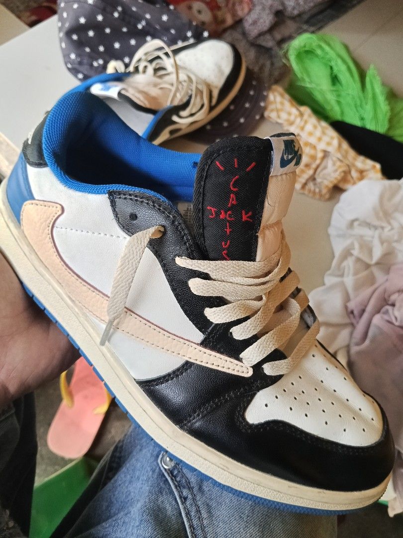 Jordan X Travis Scott (Category: Sneakers) located in Maramag. Submitted by paklooythrift (Listing ID 1470801572, Image 2). Description: PM MORE DETAILS.