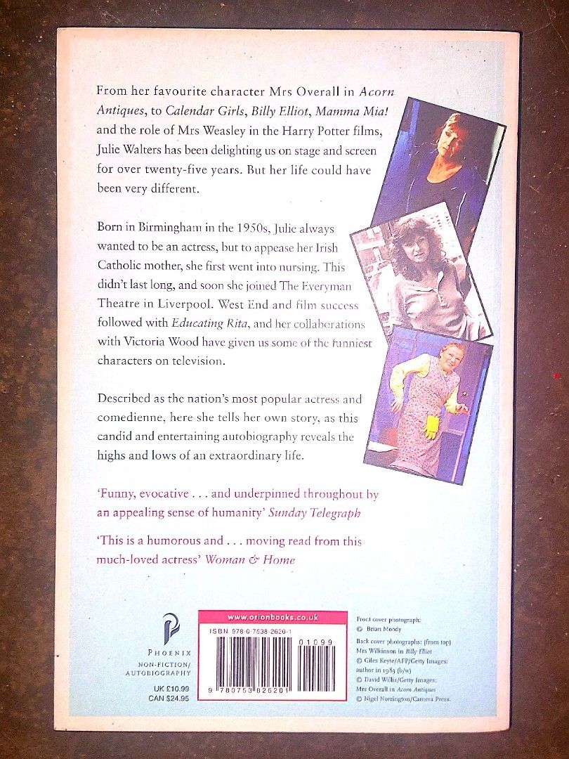 Julie Walters — Autobiography / Book (Category: Storybooks) located in Cainta. Submitted by giftshopbyyui (Listing ID 1470926369, Image 2). Description: 📖 Title: That's Another Story: The Autobiography of Julie Walters ✍️ Author: Julie Walters 🌍 Origin: UK 🇬🇧 📚 Genre: Memoir • Biography • Entertainment ✅ Condition: Preloved — pages clean, complete 💰 ₱180.