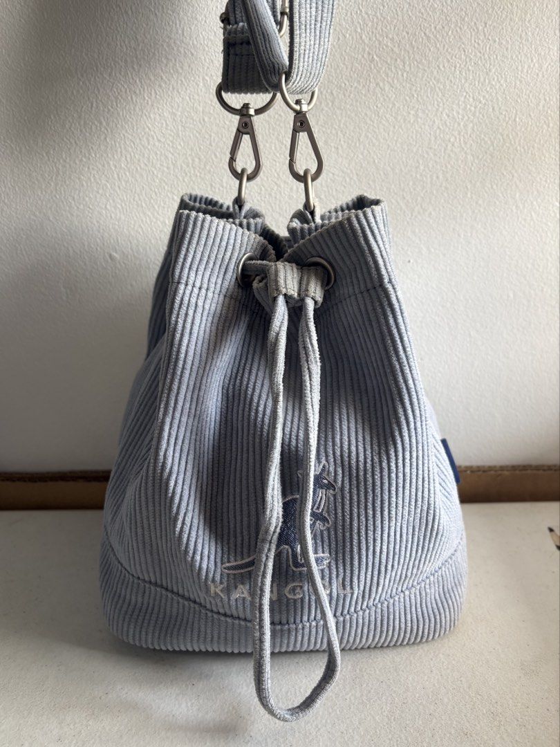 Kangol Bucket Bag (Category: Cross-body Bags) located in Quezon City. Submitted by wonderp1e (Listing ID 1470866941, Image 1). Description: Need wash No major flaws Negotiable.