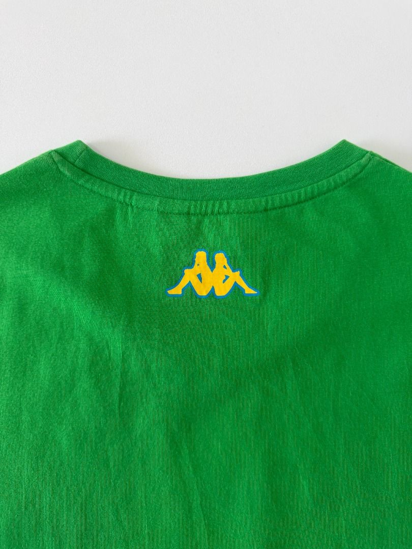 Kappa Jamaica y2k shirt (Category: Shirts) located in Cabanatuan. Submitted by argarments.ph (Listing ID 1470831532, Image 3). Description: Tagged: Large on tag Width 19.5" | Length 28.5" Condition: Good condition Issue(s): Pinhole. see photos.