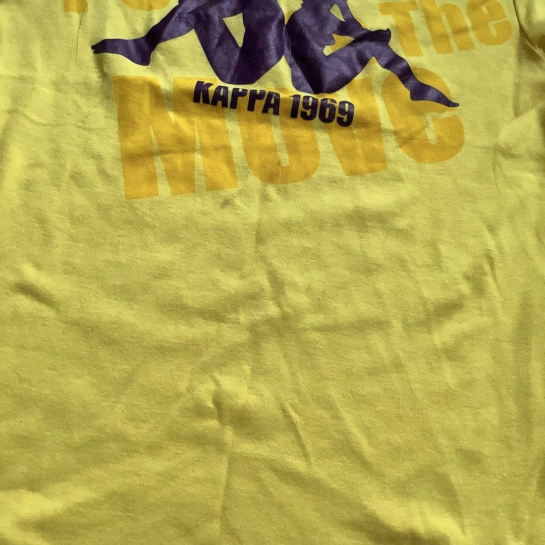 KAPPA y2k yellow wide neck top (Category: Blouses) located in Santa Rosa. Submitted by lilyestrell (Listing ID 1470842026, Image 2). Description: size: medium to large flaw: may konting stains .