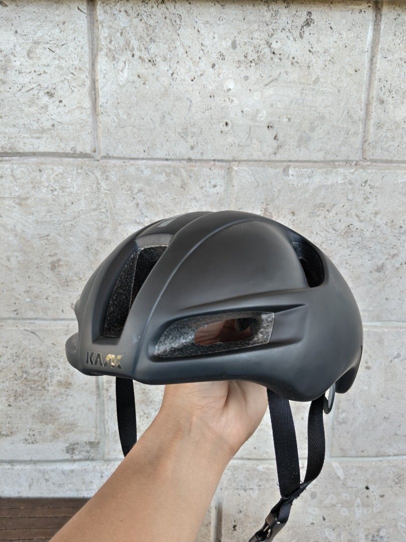 Kask Utopia Aero Cycling Helmet Black Size M (Category: Bicycles) located in Manila. Submitted by csbmonday (Listing ID 1470797780, Image 2). Description: The Kask Utopia is a lightweight aerodynamic road cycling helmet. - Model: Kask Utopia Aero Road Cycling Helmet - Color: Matte Black - Size: Medium (fits 52-58cm head circumference) - Design: Sleek aero shape with optimized ventilation channels - Fit System: Adjustable rear retention dial and s