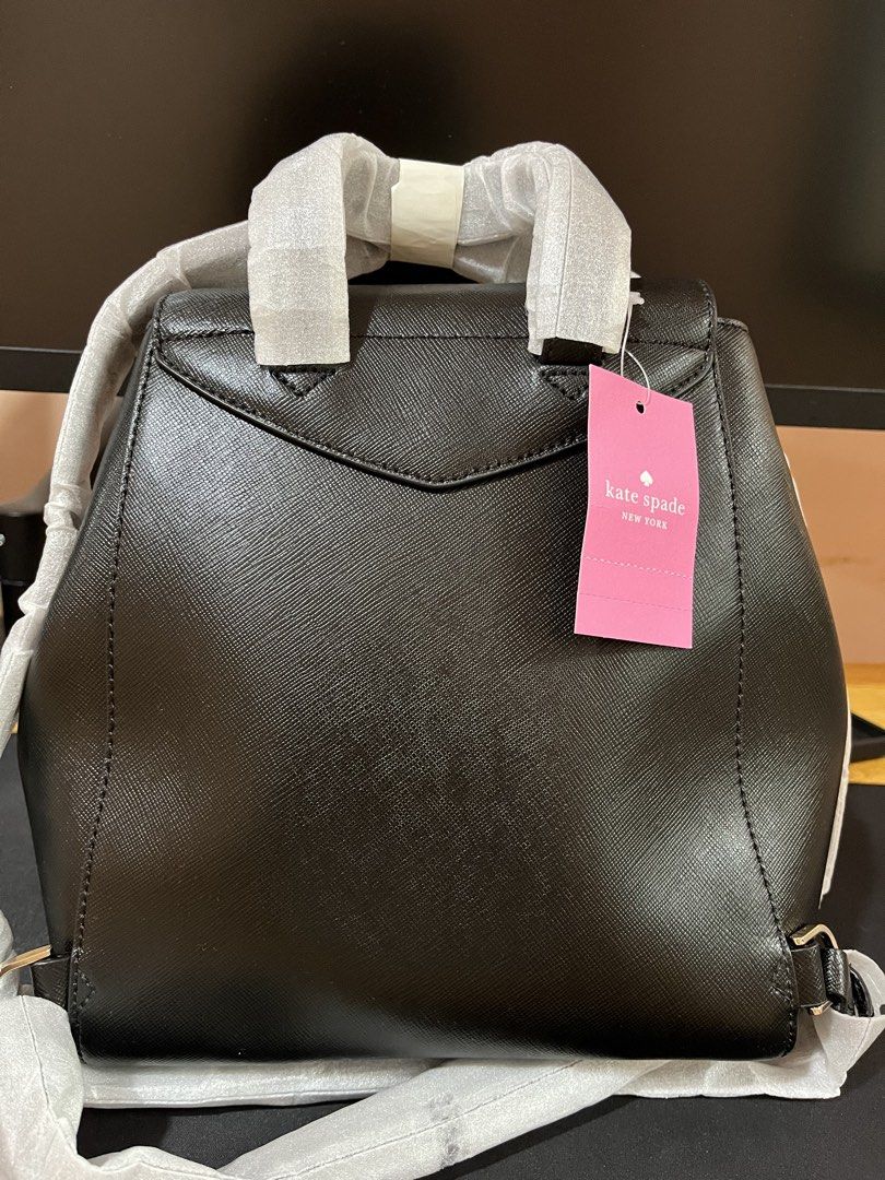 Kate spade Bagpack (Category: Backpacks) located in Santa Rosa. Submitted by ninaparis (Listing ID 1470842371, Image 3). Description: Original Kate spade New York Lizzie Medium Flap Bagpack in Saffiano Leather.