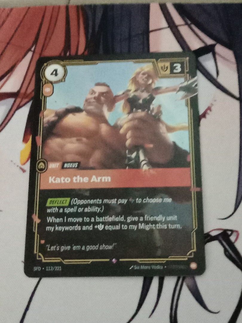 Keto the arm (Physical card ) (Category: Raw Singles) located in Manila. Submitted by inari05 (Listing ID 1470873776, Image 1). Description: -Freshly packed -Asking 100 -Sf charged to buyer -Good condition rfs:Not needed Payment:Gcash.