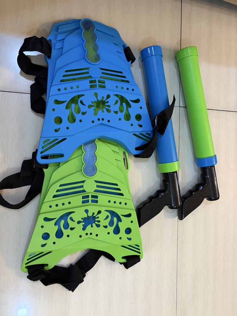 Kids water laser gun with armor set (Category: Everything Else Others) located in Manila. Submitted by chandleria (Listing ID 1470826278, Image 1). Description: brandnew but the some straps are broken as my son played with it.