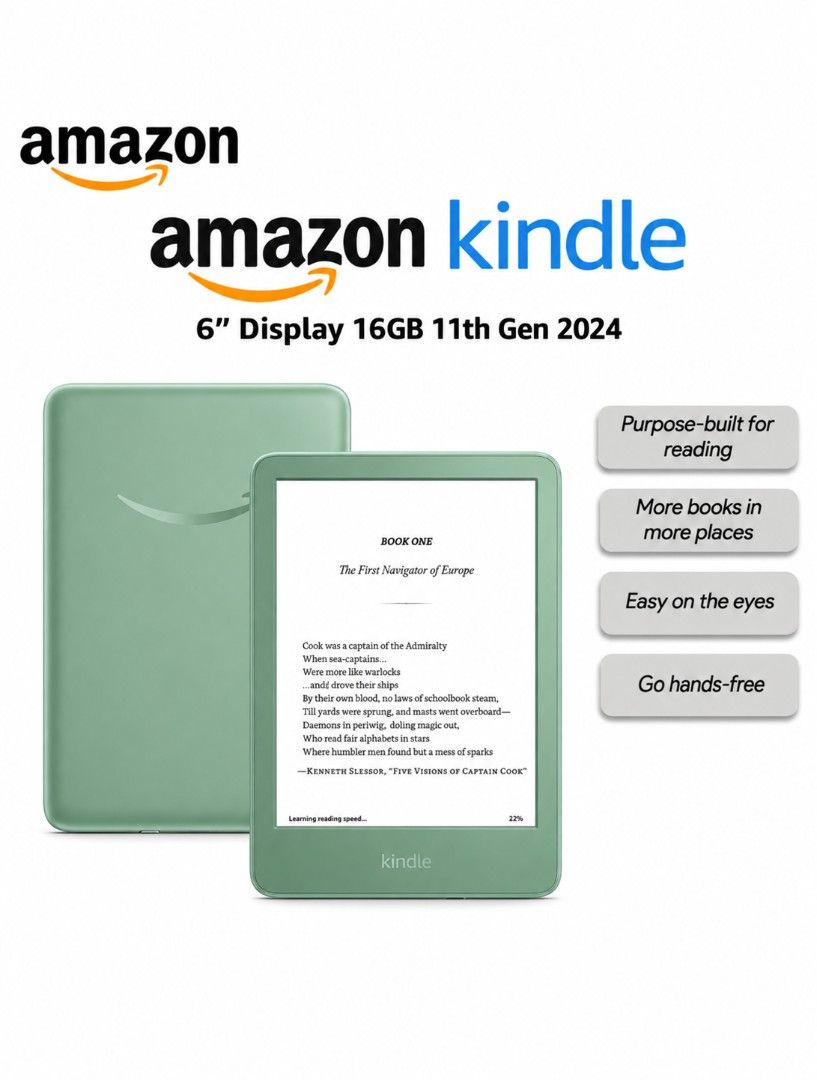 Kindle Matcha (PRE-SELLING) BRAND NEW (Category: E-Readers) located in Manila. Submitted by fiercebird-d597 (Listing ID 1470785421, Image 1). Description: .