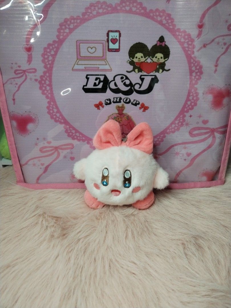 Kirby plush (Category: Plushies & Soft Toys) located in Paombong. Submitted by eandj.shop (Listing ID 1470887007, Image 3). Description: 🎀 Adorable white Kirby plush with a sweet pink bow 🎀 Ultra-soft, round material with embroidered face details .