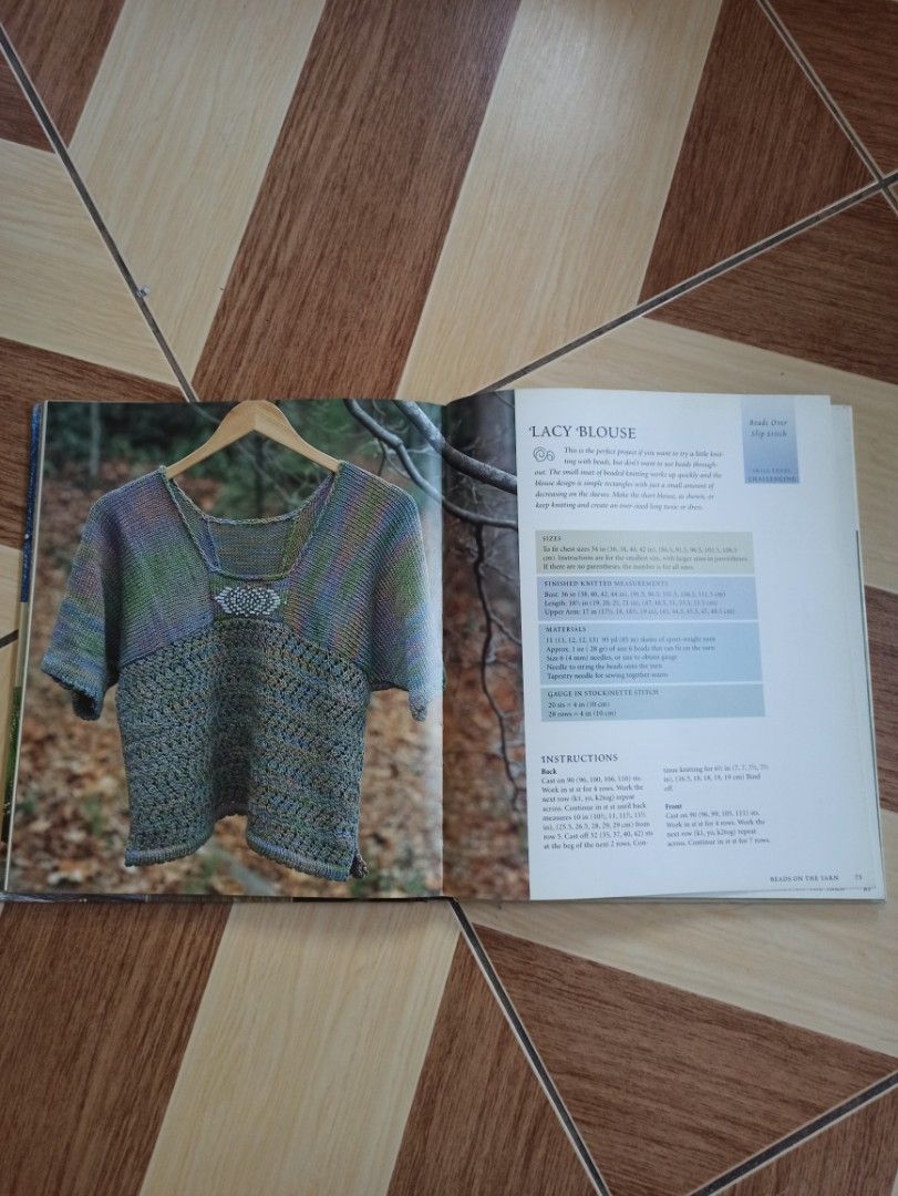 Knitting Books (Category: Storybooks) located in Manila. Submitted by crafters0001 (Listing ID 1470792574, Image 3). Description: - Set of 2 popular knitting books: Knitting with Beads by Jane Davis & Gradient Knits by Tanis Gray - Includes patterns for sweaters, scarves, hats, gloves, and more - Covers advanced techniques like ombre, stranded colorwork, texture, and beading - Features step-by-step instructions, helpful diagrams, and clear projec