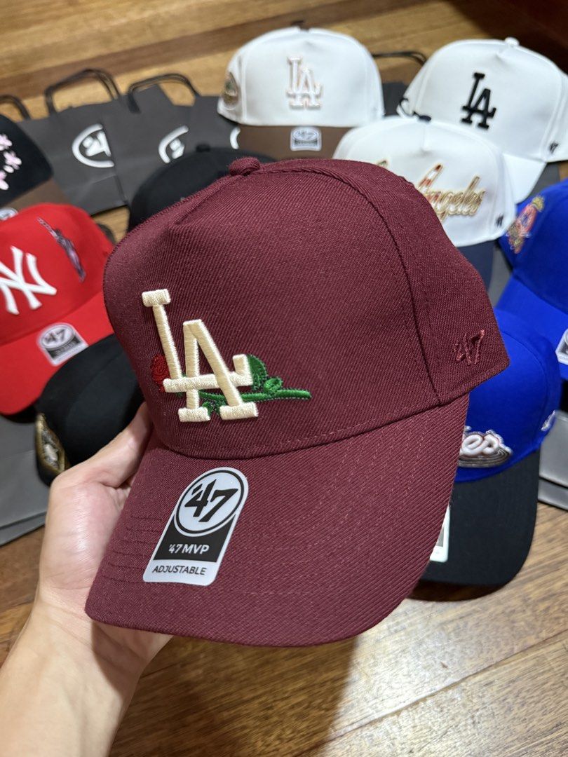 LA MAROON ROSE AFRAME CAP (Category: Caps & Hats) located in Pasig City. Submitted by t.fusion (Listing ID 1470917684, Image 2). Description: LA MAROON ROSE AFRAME CAP - brand new & legit 💯 - comes with ziplock and 47 og paper bag 🔖 ₱800 each +sf.