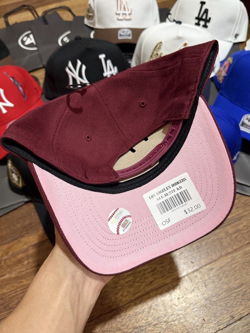 LA MAROON ROSE AFRAME CAP (Category: Caps & Hats) located in Pasig City. Submitted by t.fusion (Listing ID 1470917684, Image 3). Description: LA MAROON ROSE AFRAME CAP - brand new & legit 💯 - comes with ziplock and 47 og paper bag 🔖 ₱800 each +sf.