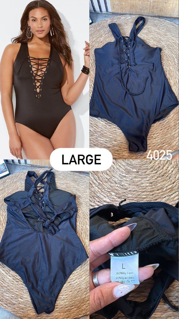 Lace one piece large (Category: Bikinis & Swimsuits) located in Malabon City. Submitted by lheithriftshop (Listing ID 1470813858, Image 2). Description: .