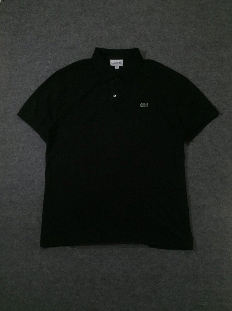 LACOSTE BLACK (Category: Tshirts & Polo Shirts ) located in General Santos City (Dadiangas). Submitted by thrift_n_south (Listing ID 1470886497, Image 1). Description: AS NEW CONDITION 10/10 COLOR RATE DIMES: 21.5x28 (SIZE 5) FLAWLESS | NEEDS WASH.