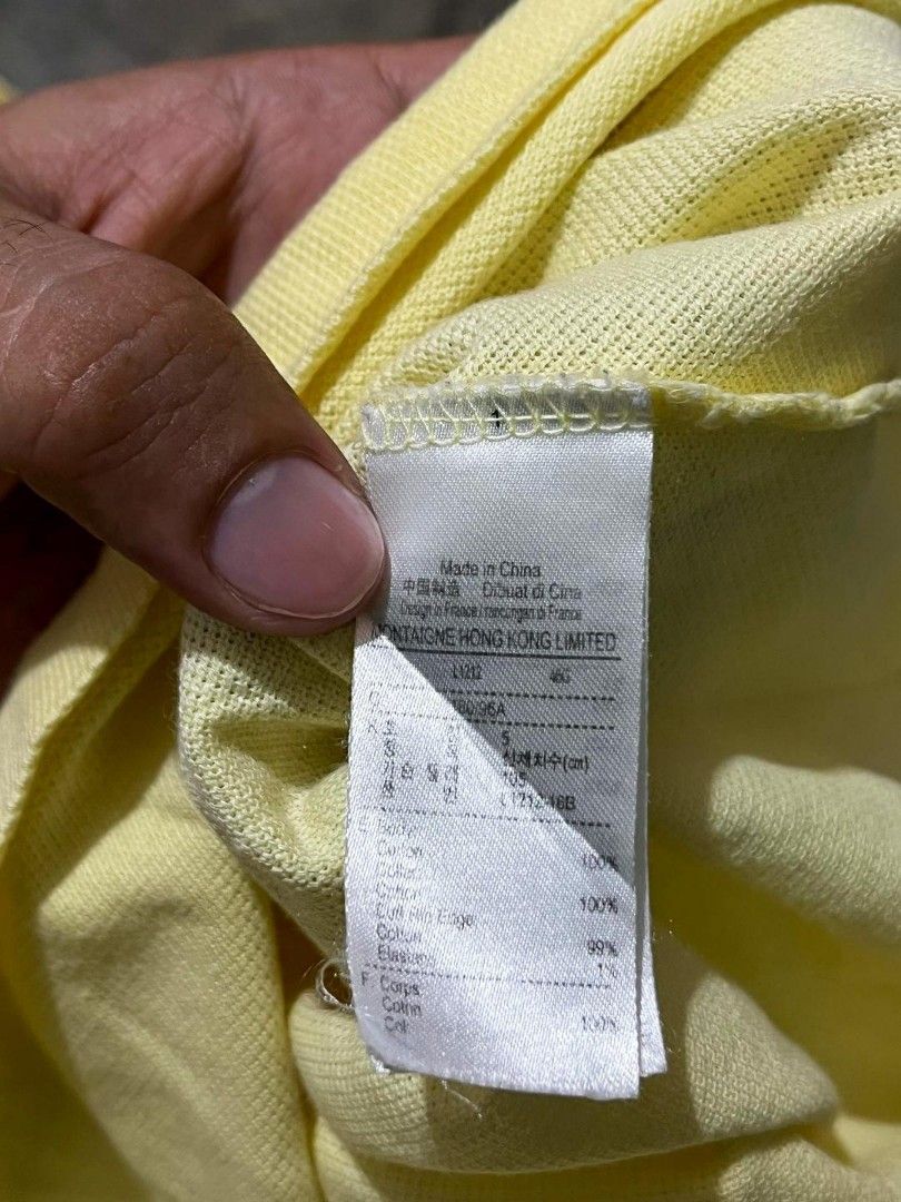 LACOSTE CLASSIC FIT POLO SHIRT (Category: Tshirts & Polo Shirts ) located in Davao. Submitted by blazing.rachel02 (Listing ID 1470846915, Image 3). Description: Size 5 on tag 24 x 28 (fits XL) Bagong bago pa No issue.