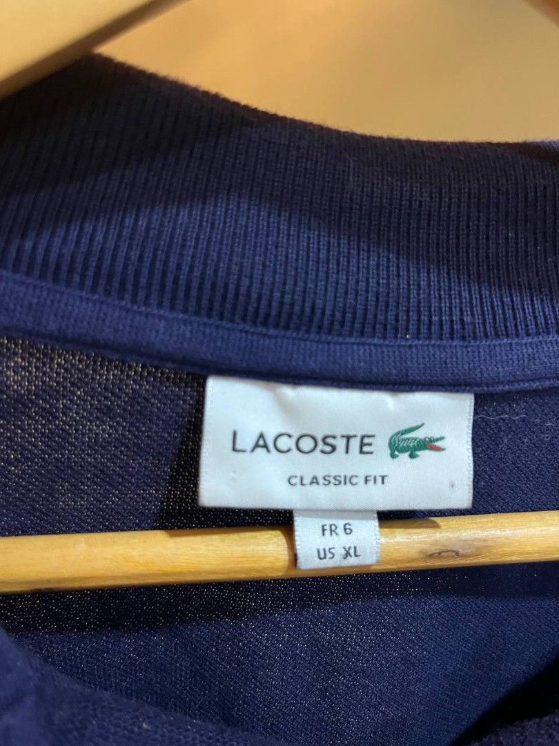 Lacoste Classic fit poloshirt (Category: Formal Shirts) located in Quezon City. Submitted by michypeachyy1 (Listing ID 1470913354, Image 3). Description: 950 plus shipping large size to XL.