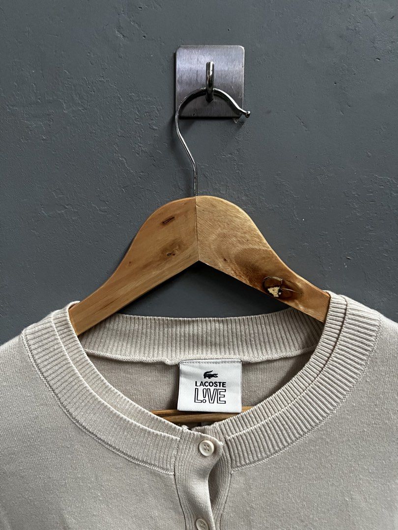LACOSTE LIVE CARDIGAN (Category: Tshirts & Polo Shirts ) located in Lucena. Submitted by mddlchld (Listing ID 1470756948, Image 3). Description: LACOSTE LIVE ROUND NECK CARDIGAN AUTHENTIC / LEGIT SIZE SMALL ON TAG LIKE NEW CONDITION COLOR RATE: 9/10 ISSUE: NONE ₱1,500 .