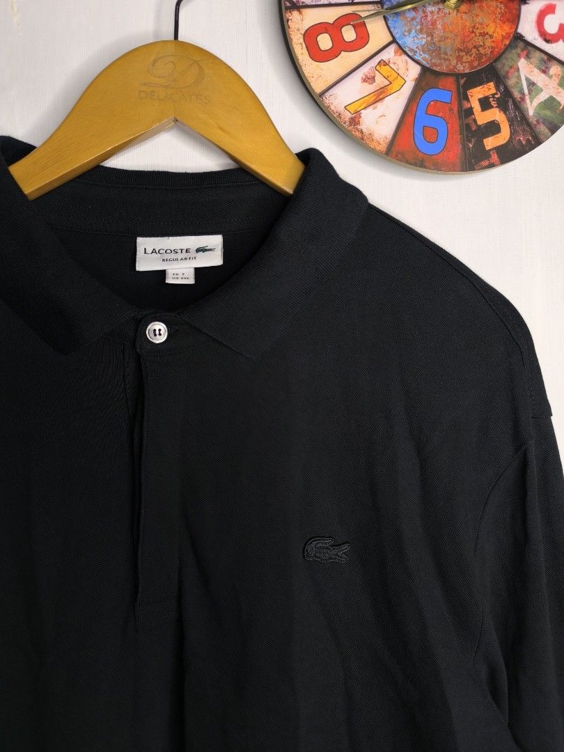 LACOSTE LONGSLEEVE (Category: Tshirts & Polo Shirts ) located in Puerto Princesa. Submitted by thriftykoi (Listing ID 1470900468, Image 2). Description: 📏Dimensions: 23 x 29 📐Size: L 🎨Color Rate: 9/10 ⭕Condition: 9/10 🩹Issue: ❌.