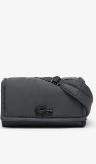 Lacoste Nylia Shoulder/Crossbody Bag (Category: Sling Bags) located in Paranaque City. Submitted by thebespoketraveler (Listing ID 1470916072, Image 1). Description: - Authentic Black Lacoste Nylia Shoulder/Crossbody bag (tag still attached) with paper bag and official receipt - Puffy quilted design with metal crocodile logo - Adjustable shoulder strap and comfortable padded - Shipping: Metro Manila.