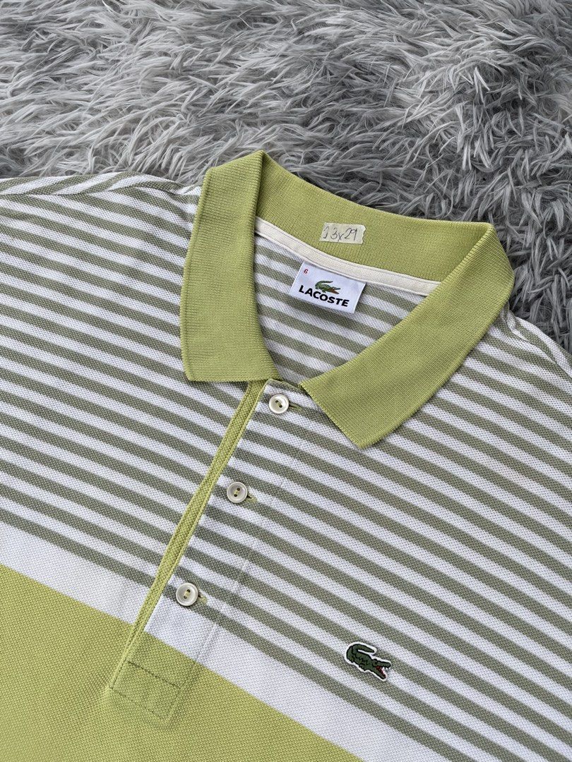 Lacoste Polo Shirt (Category: Tshirts & Polo Shirts ) located in Lipa City. Submitted by kent.finds (Listing ID 1470881051, Image 2). Description: Dimension: 📏W 23 📏L 29 Color Rate: 9.5/10 📌Excellent Condition 💸 Mine : ₱850 + Shipping Fee🚚 Issue: ❌.