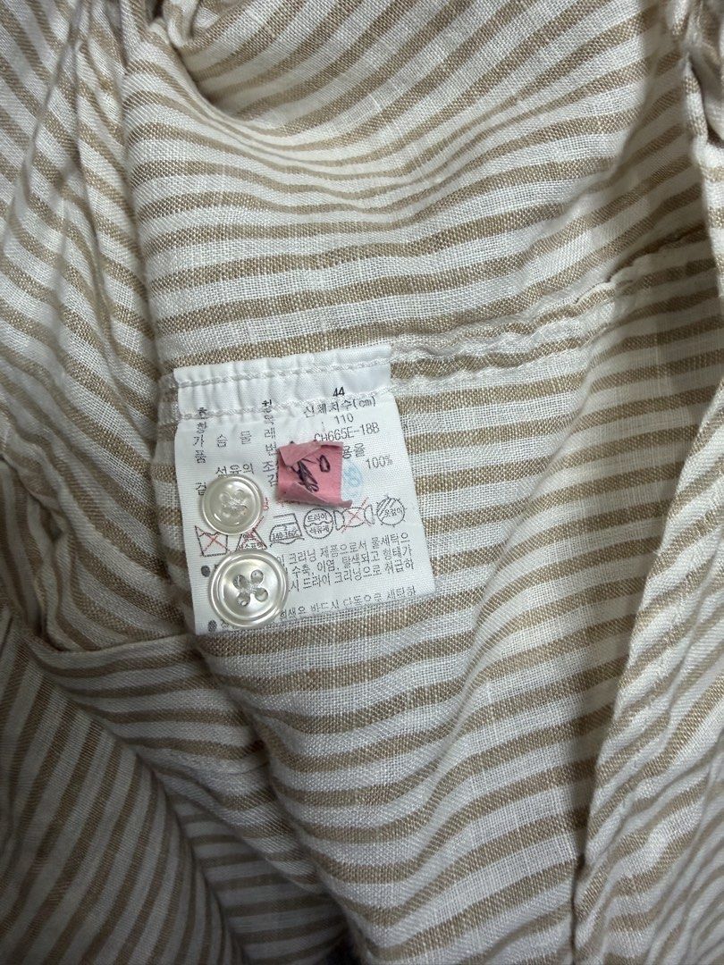 Lacoste Slim Fit Striped Chinese Collar (Category: Tshirts & Polo Shirts ) located in Baguio. Submitted by thriftcoded_2600 (Listing ID 1470862747, Image 3). Description: - Brand: Lacoste - Excellent Condition - Color Rate:10/10 - Authentic - Size: Tagged FR 44 / US XL (Slim Fit cut) -24x29.