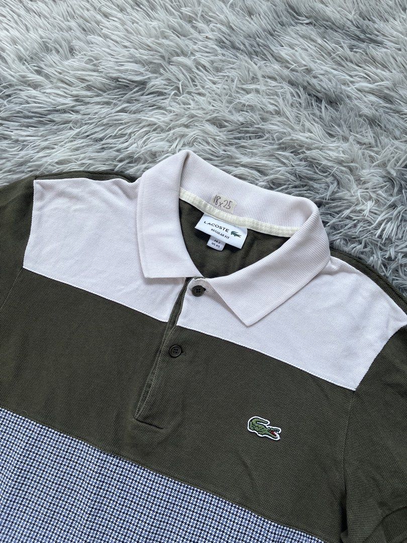 Lacoste Stripe Polo Shirt (Category: Tshirts & Polo Shirts ) located in Lipa City. Submitted by kent.finds (Listing ID 1470879647, Image 2). Description: Dimension: 📏W 18 📏L 25 Color Rate: 9.5/10 📌Excellent Condition 💸 Mine : ₱1,200+ Shipping Fee🚚 Issue: ❌.