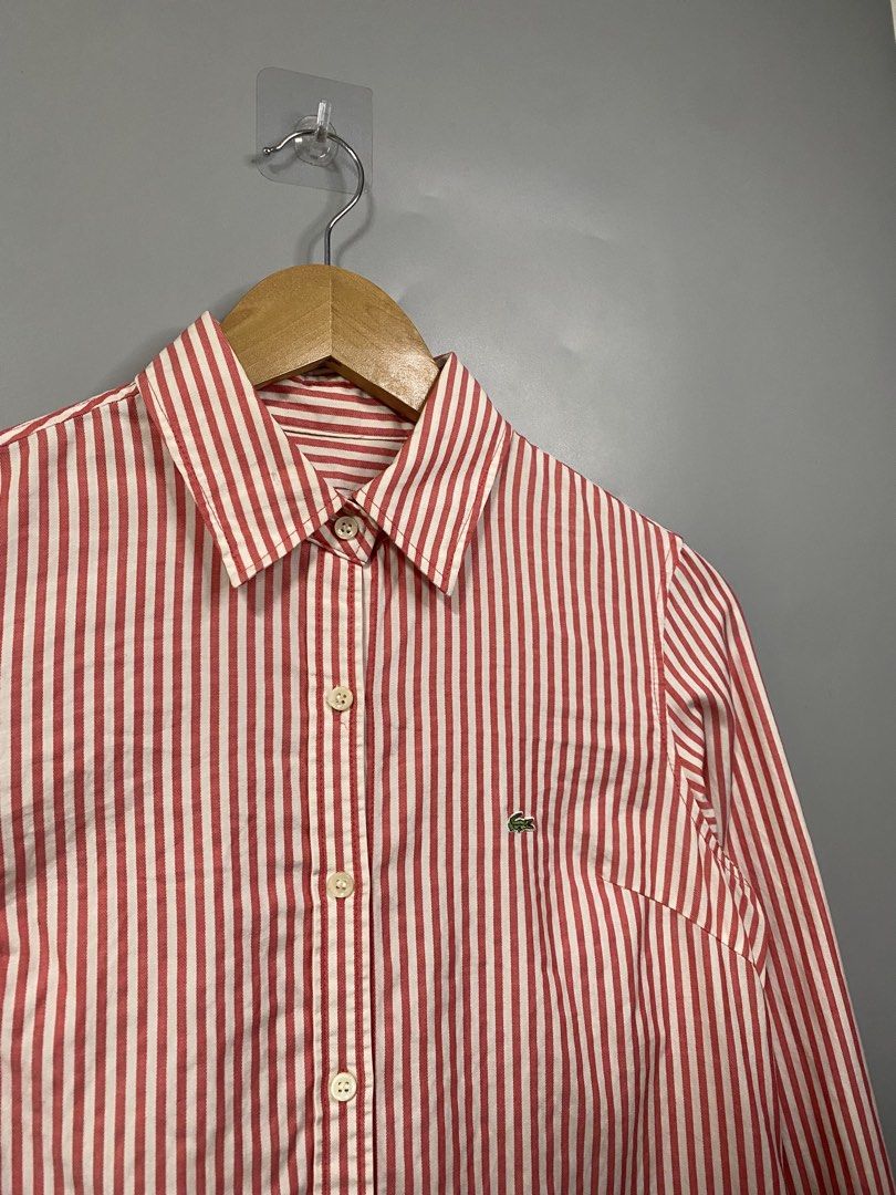 Lacoste Striped polo longsleeve (Category: Longsleeves) located in Minglanilla. Submitted by shashinn (Listing ID 1470769205, Image 3). Description: Length - 24 Width - 18 Excellent Condition No Issues 9.5/10 Color Rate.