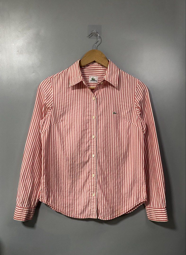 Lacoste Striped polo longsleeve (Category: Longsleeves) located in Minglanilla. Submitted by shashinn (Listing ID 1470769205, Image 2). Description: Length - 24 Width - 18 Excellent Condition No Issues 9.5/10 Color Rate.