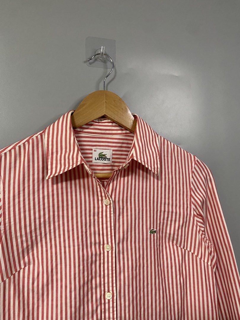 Lacoste Striped polo longsleeve (Category: Longsleeves) located in Minglanilla. Submitted by shashinn (Listing ID 1470769205, Image 1). Description: Length - 24 Width - 18 Excellent Condition No Issues 9.5/10 Color Rate.
