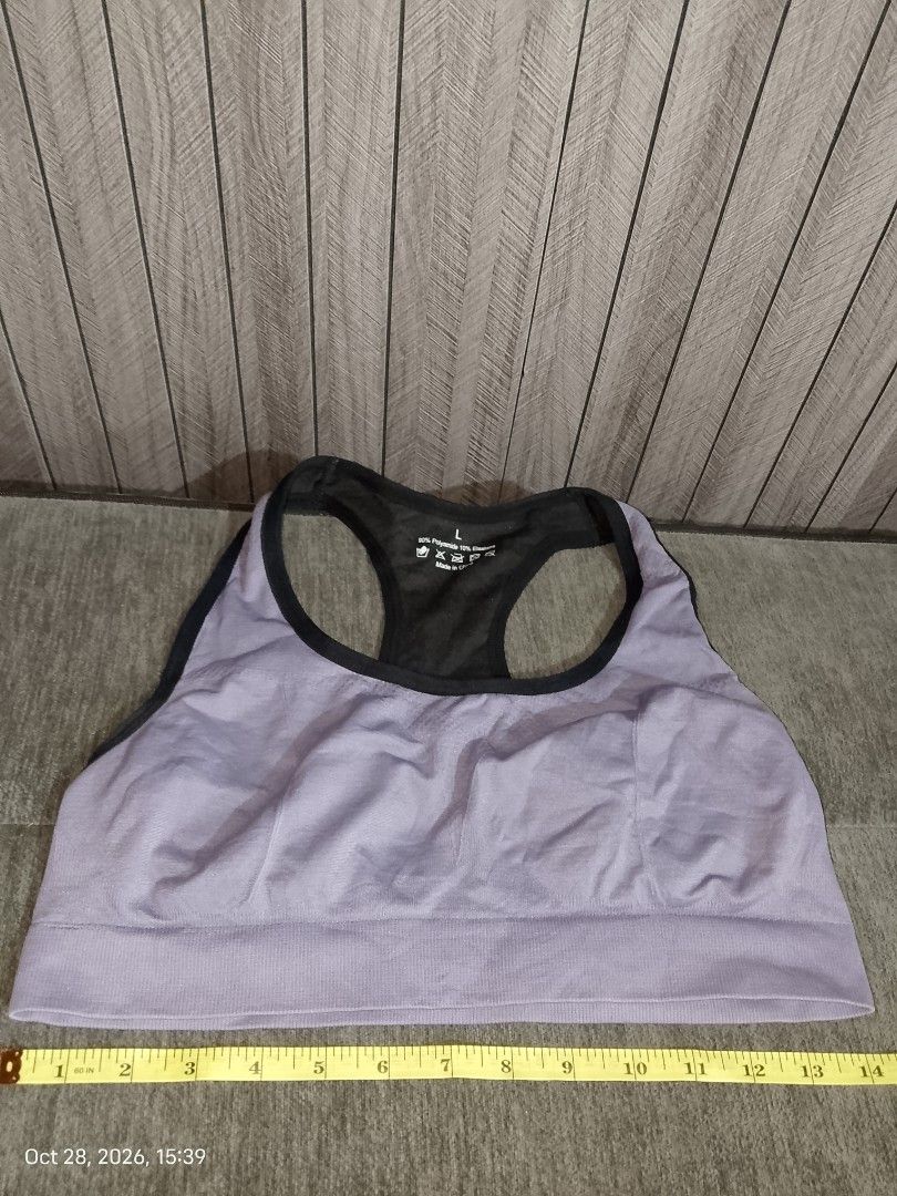Large violet black SPORTS BRA (Category: Activewear) located in Manila. Submitted by truecrystal-1407 (Listing ID 1470810272, Image 1). Description: .