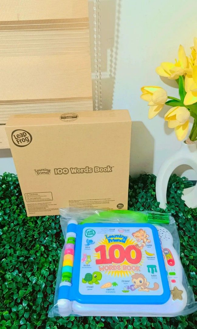 Leapfrog 100 Words Book (Category: Educational & Learning Toys) located in Quezon City. Submitted by mhoniqvela04 (Listing ID 1470774106, Image 1). Description: Orig Brandnew from USA Complete set Working Well Batteries included Actual pic posted Pm for vid.
