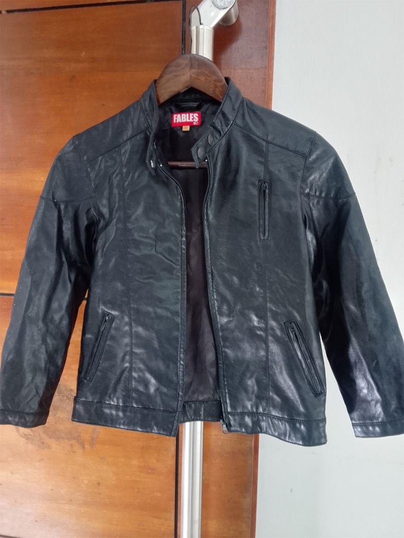 Leather jacket for kids (Category: Babies & Kids Fashion) located in Quezon City. Submitted by kema2191 (Listing ID 1465458245, Image 1). Description: .