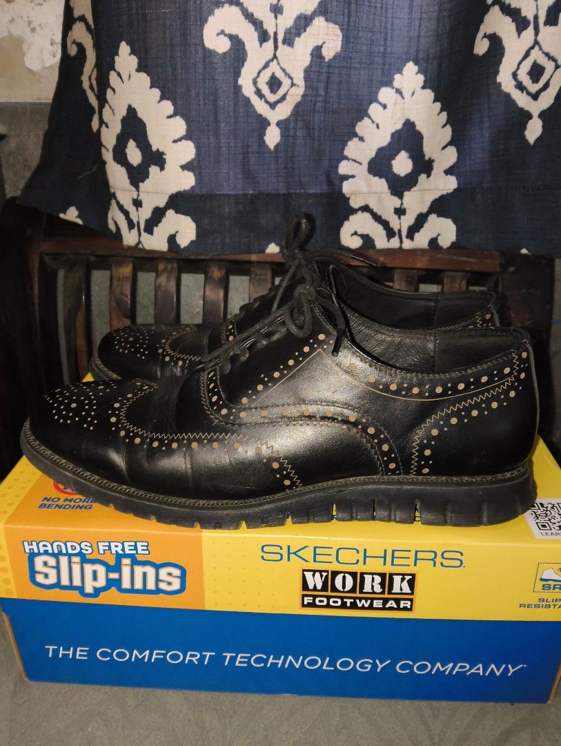 Leather shoes (Category: Casual Shoes) located in Makati City. Submitted by blank009 (Listing ID 1470756221, Image 1). Description: Formal Leather Shoes Butingkicks local Size 9US/42 mens P 1,200 Used less than 10x loc. taguig pm📩.