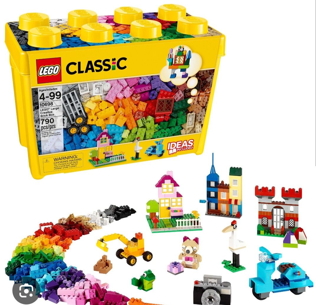 Progressive Brick LEGO Classic Large Creative Brick Box 10698, Toys & Collectibles, Toys ...