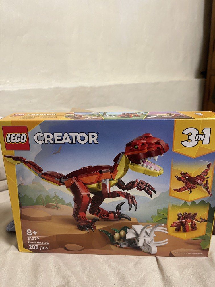 LEGO Creator Fierce Dinosaur (Category: Lego & Building Sets) located in Marikina City. Submitted by jvpg2230 (Listing ID 1470847494, Image 1). Description: bought from rustans around 1880 pesos , selling it for only 1200 pesos.