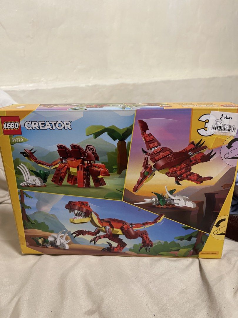 LEGO Creator Fierce Dinosaur (Category: Lego & Building Sets) located in Marikina City. Submitted by jvpg2230 (Listing ID 1470847494, Image 2). Description: bought from rustans around 1880 pesos , selling it for only 1200 pesos.