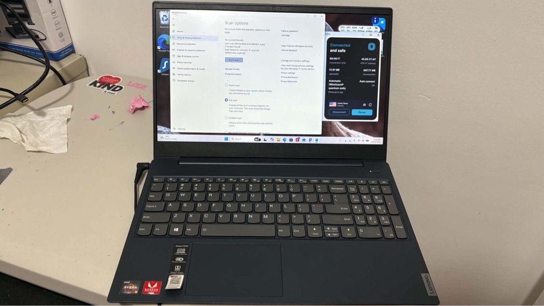 Lenovo IdeaPad S340 Ryzen 5 Laptop (Category: Laptops & Notebooks) located in Manila. Submitted by ry.sie (Listing ID 1470835501, Image 1). Description: [WTS/LFB] Lenovo IdeaPad S340 (Blue) - PHP 15,500 + sf (bought for around 45k) - Processor: AMD Ryzen 5 with Radeon Vega Graphics - OS: Windows 11 Home installed - Keyboard: Full layout with numeric keypad - Security: Integrated webcam with privacy shutter - Condition: Tested, working smoothly, c