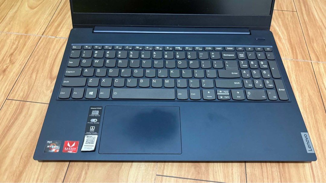 Lenovo IdeaPad S340 Ryzen 5 Laptop (Category: Laptops & Notebooks) located in Manila. Submitted by ry.sie (Listing ID 1470835501, Image 3). Description: [WTS/LFB] Lenovo IdeaPad S340 (Blue) - PHP 15,500 + sf (bought for around 45k) - Processor: AMD Ryzen 5 with Radeon Vega Graphics - OS: Windows 11 Home installed - Keyboard: Full layout with numeric keypad - Security: Integrated webcam with privacy shutter - Condition: Tested, working smoothly, c