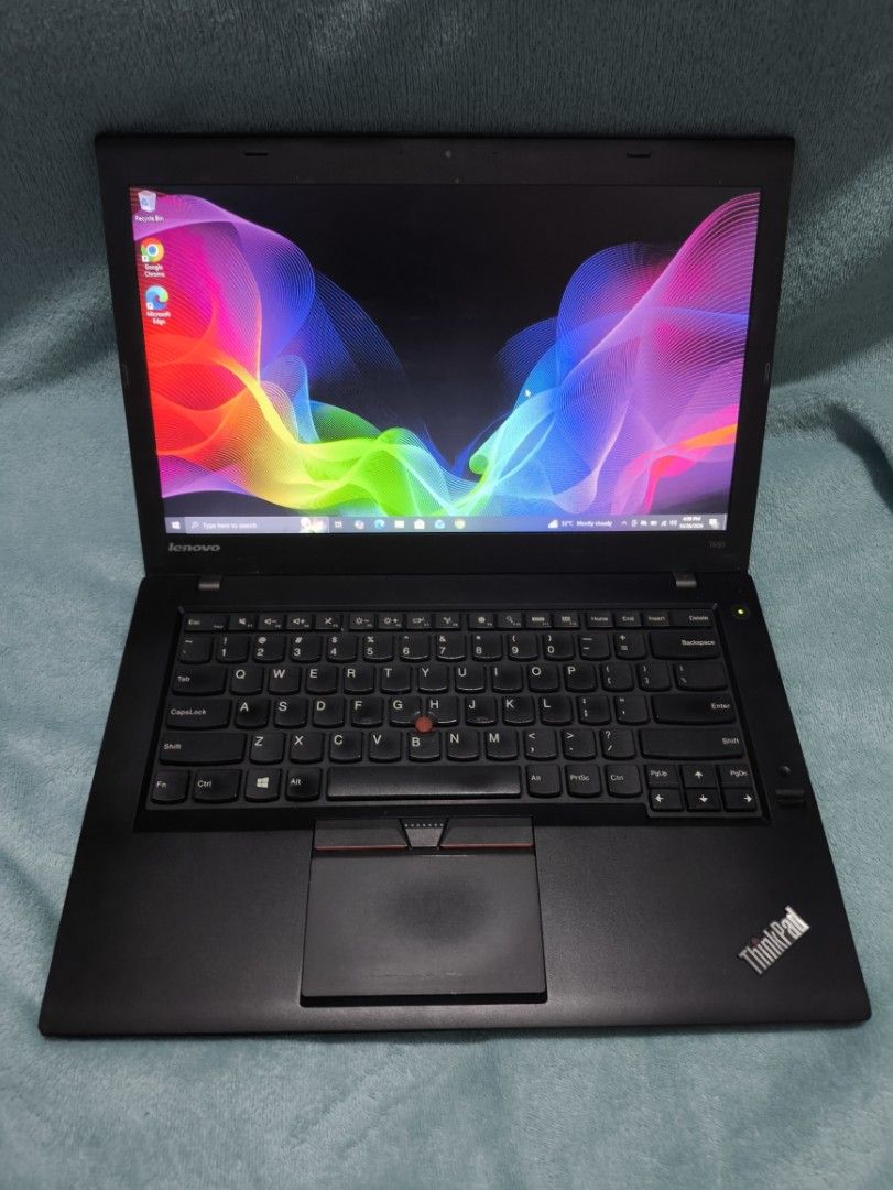 Lenovo thinkpad i5 5th gen (Category: Laptops & Notebooks) located in Quezon City. Submitted by lutz15 (Listing ID 1470838709, Image 2). Description: Lenovo thinkpad Processor: i5 5th gen Memory: 8gb ram ddr3 Storage: dual 16gb m.2 + 128gb ssd fastboot Screen:14inch HD Videocard: lntel HD graphic 5500 Unit and original charger Dual battery 3 to 5hrs battery life Window 10 Ms office installed Good battery Good keyboard Good speaker Built in camera