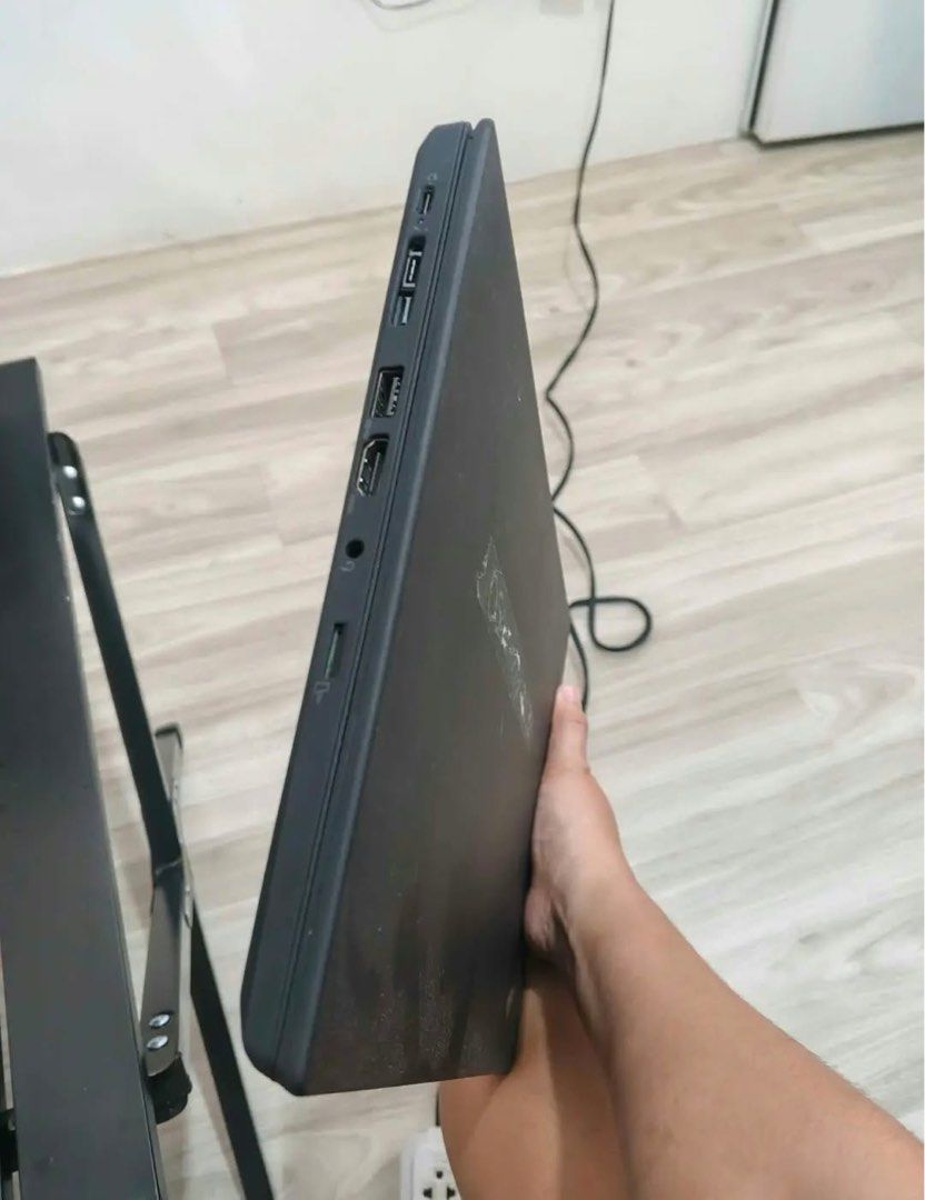 Lenovo ThinkPad T14 Intel Core i7 Laptop (Category: Laptops & Notebooks) located in Cavite. Submitted by jm_gutierrez (Listing ID 1470869116, Image 3). Description: Lenovo ThinkPad T14 laptop. Intel Core i7 processor inside. Black finish with butterfly stickers on the palm rest. Standard keyboard layout with the red trackpoint. Ports include USB-C, USB-A, HDMI, ethernet, and headphone jack. Runs Windows. Clean screen and solid build..
