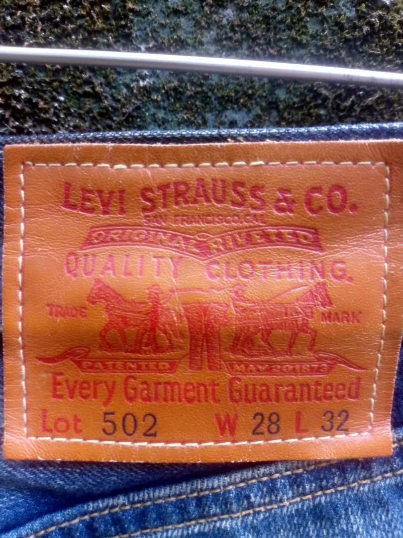 Levi strauss & Co. 502 (Category: Jeans) located in Montevista. Submitted by johnboniel (Listing ID 1470784793, Image 1). Description: Excellent Condition/like new Lot. 502 Garment Guaranteed Dimes: W: 28-30 L: 32 Color rate; 9.5/10 Selvedge condition.
