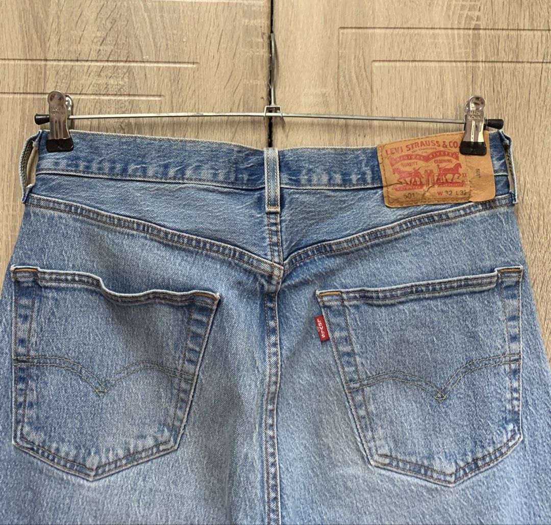 Levis 501 Extended Patch Denim Pants Size 32 (Category: Jeans) located in Bocaue. Submitted by mndzeey (Listing ID 1470809009, Image 3). Description: Levis 501 Extended Patch Denim Pants Size 32 Actual Measurements Size 32 -33 Waist Inseam -32 Length -42 Opening Hem-8 Excellent Conditions No issues Need wash only light stained .